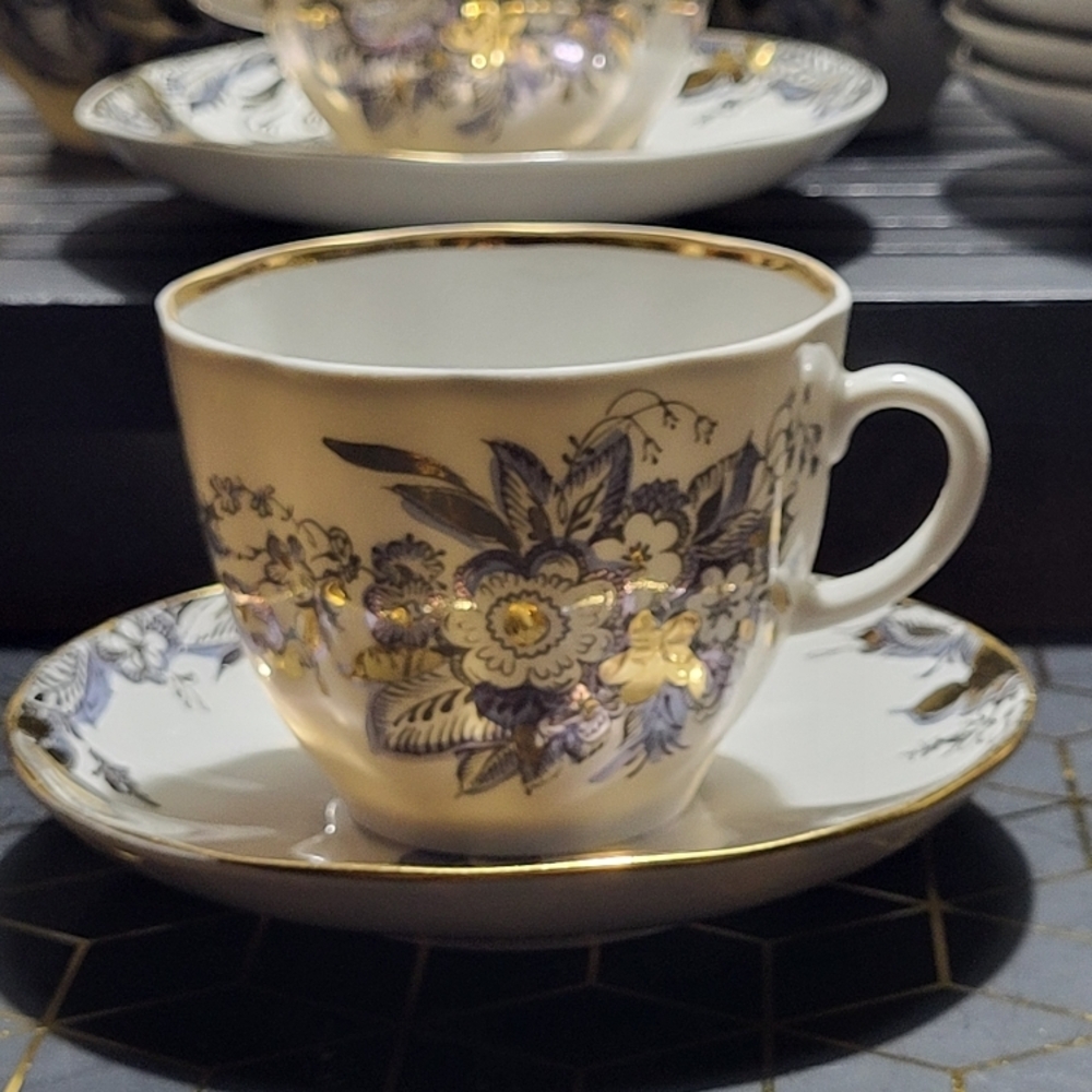 Floral Porcelain Teacup